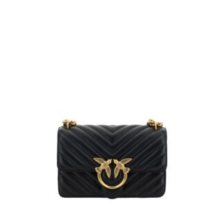 Black Calf Leather Bos Taurus Shoulder Bag