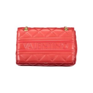 Rosso Polyurethane Women's Bag with Chain and Internal Pockets