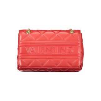 Rosso Polyurethane Women's Bag with Chain and Internal Pockets