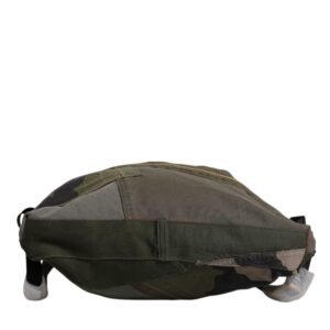 Military Green Patchwork Rucksack Backpack Bag