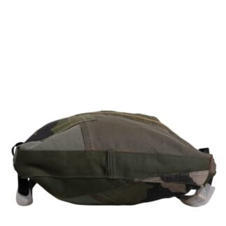 Military Green Patchwork Rucksack Backpack Bag