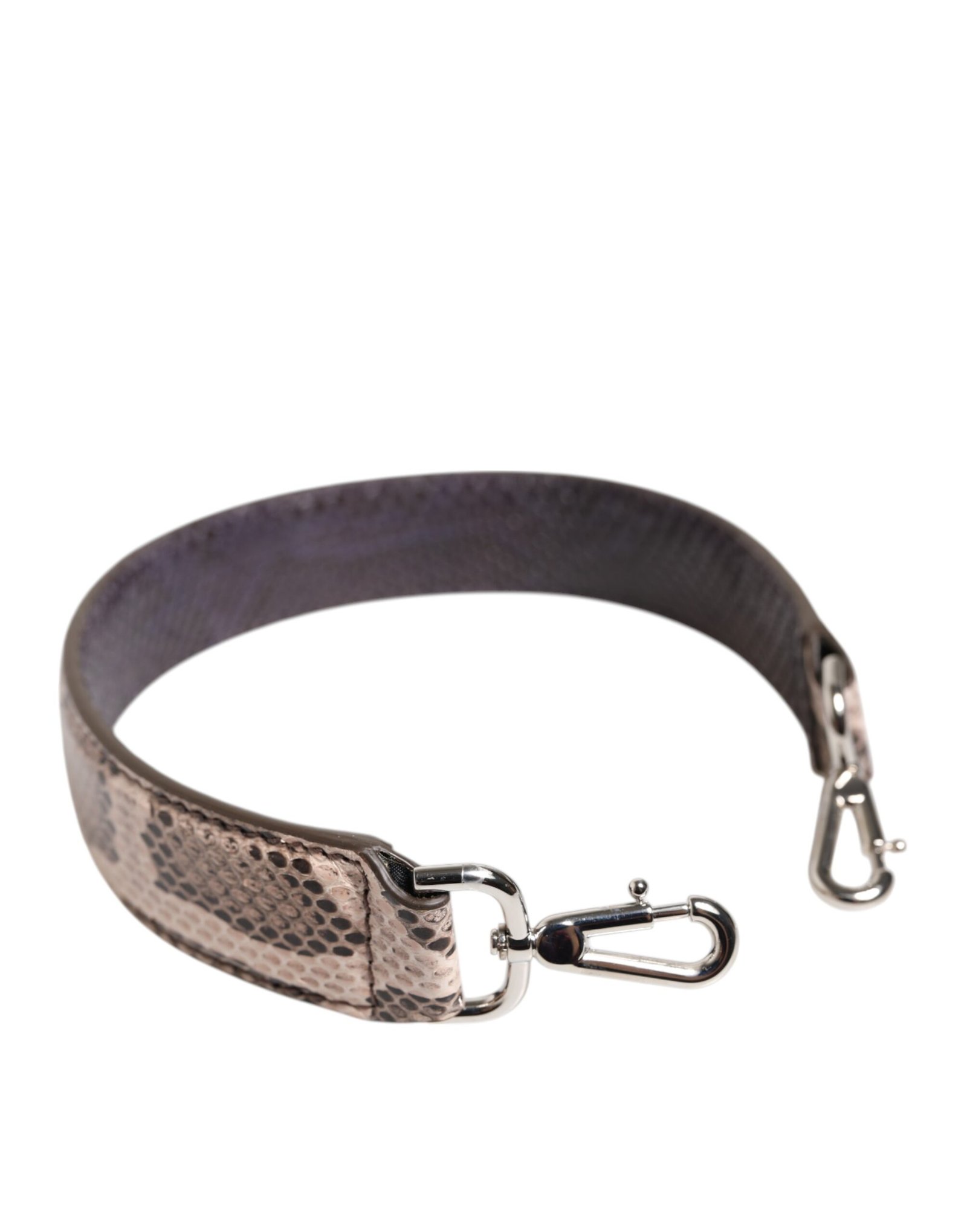 Beige Exotic Leather Handbag Accessory Shoulder Strap - Image 2