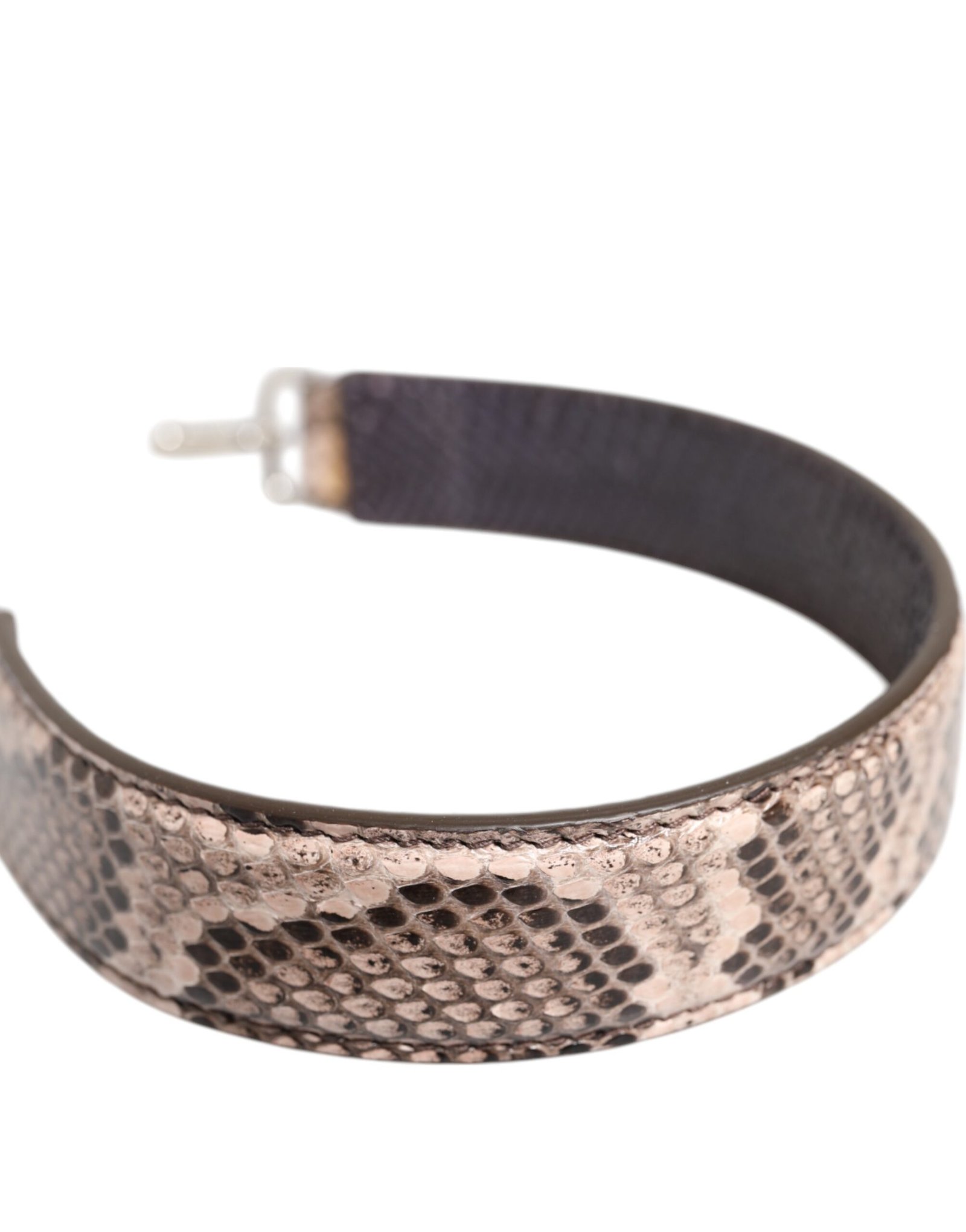 Beige Exotic Leather Handbag Accessory Shoulder Strap - Image 6