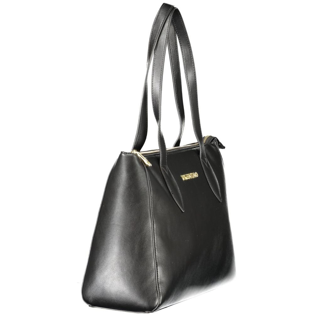 Black Polyurethane Women's Bag - Image 3