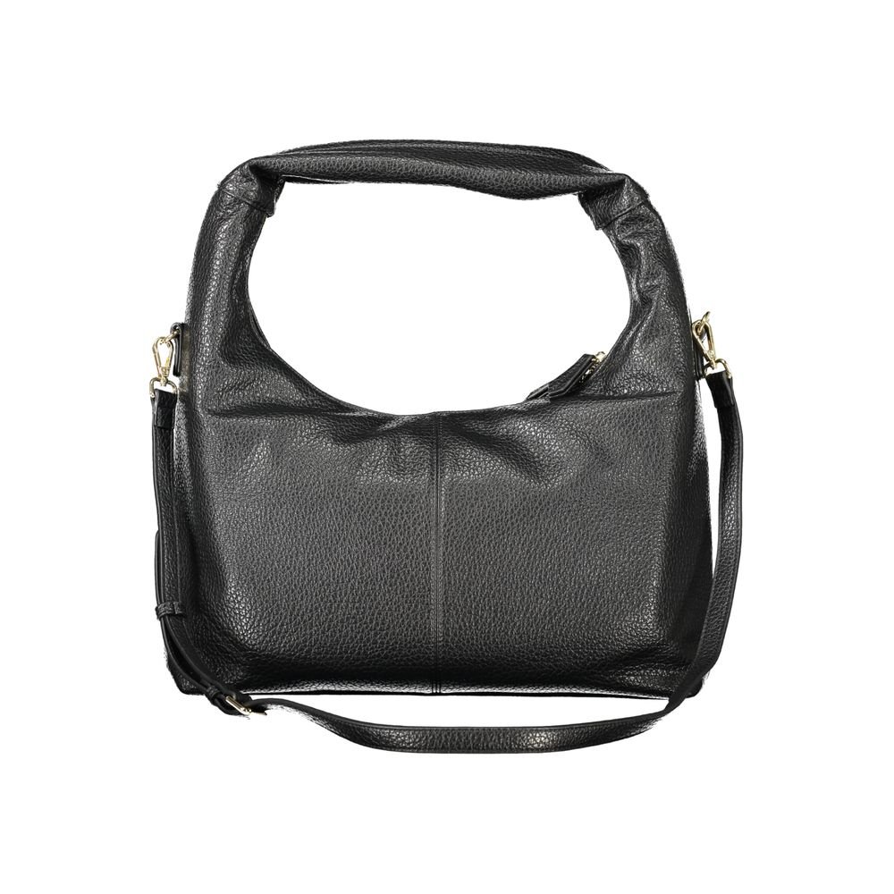 Black Polyurethane Women's Bag - Image 2