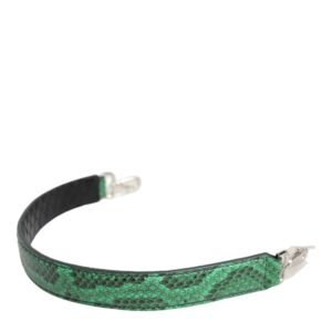 Black Green Exotic Leather Bag Shoulder Strap