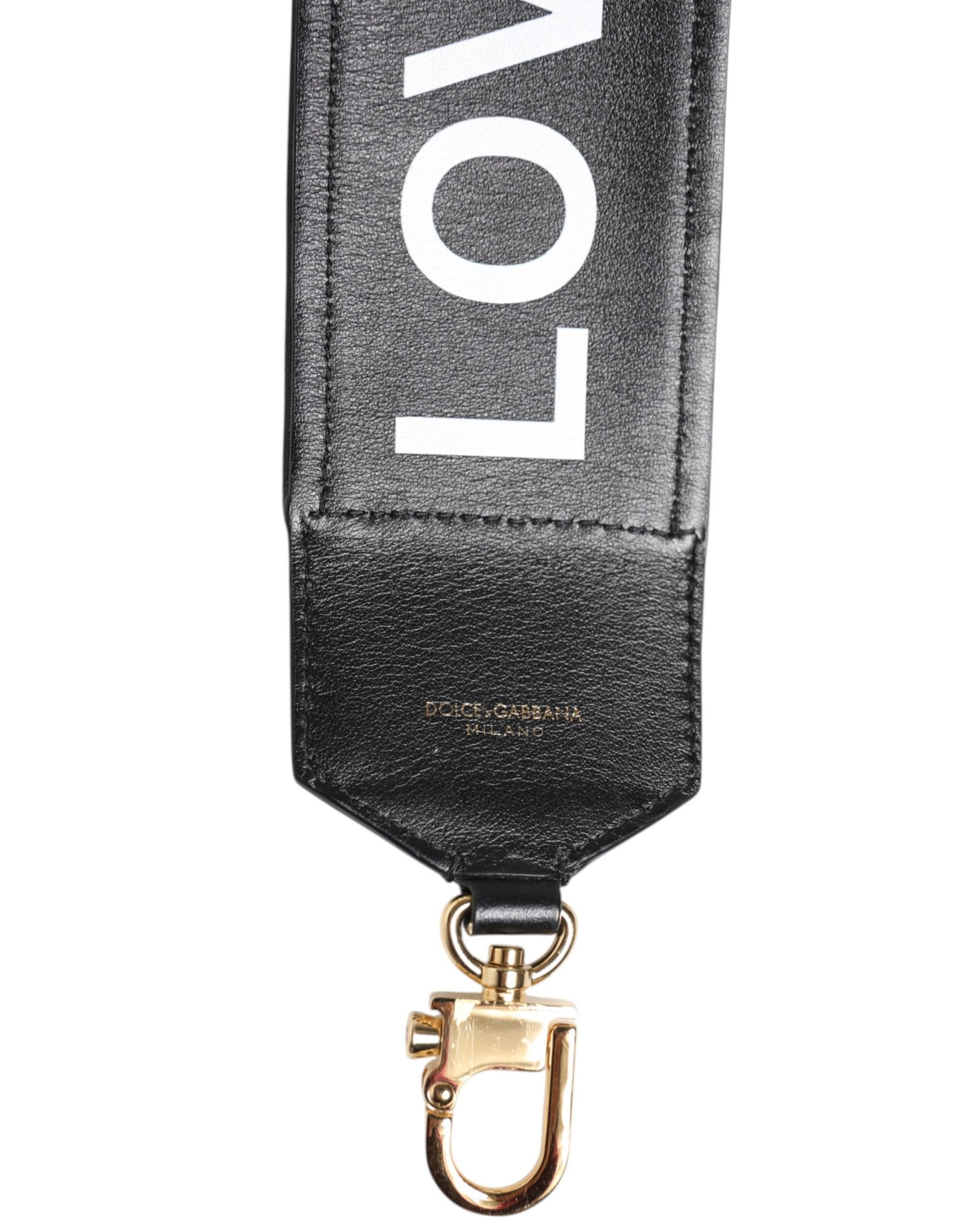 Black Leopard Print Reversible Bag Shoulder Strap - Image 5