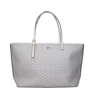 Beige Leather Shoulder Bag