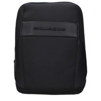 Black Fabric Crossbody Bag