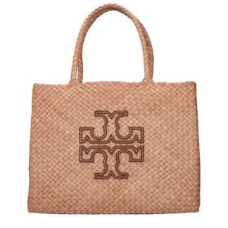 Pink Leather Shoulder Bag
