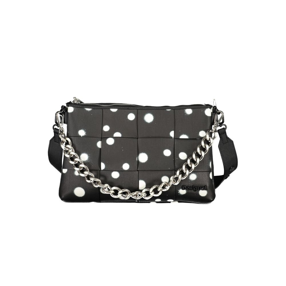 Black Polyurethane Women Bag - Image 2