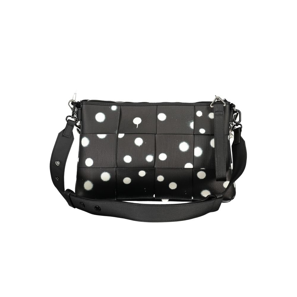 Black Polyurethane Women Bag - Image 3