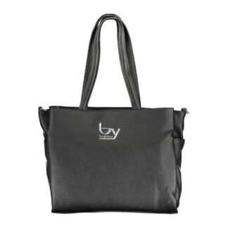 Black Polyurethane Women's Handbag