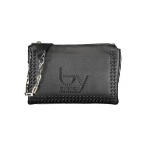 Nero Polyurethane Women Handbag