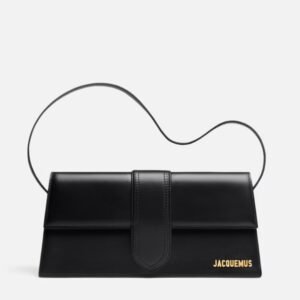Black  leather Le Bambino Long bag