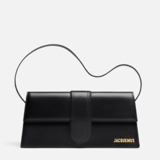 Black  leather Le Bambino Long bag