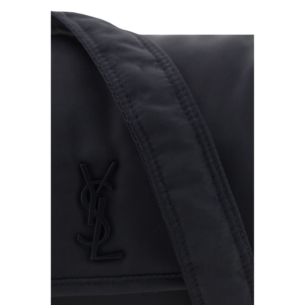Black Nylon Shoulder Bag - Image 4