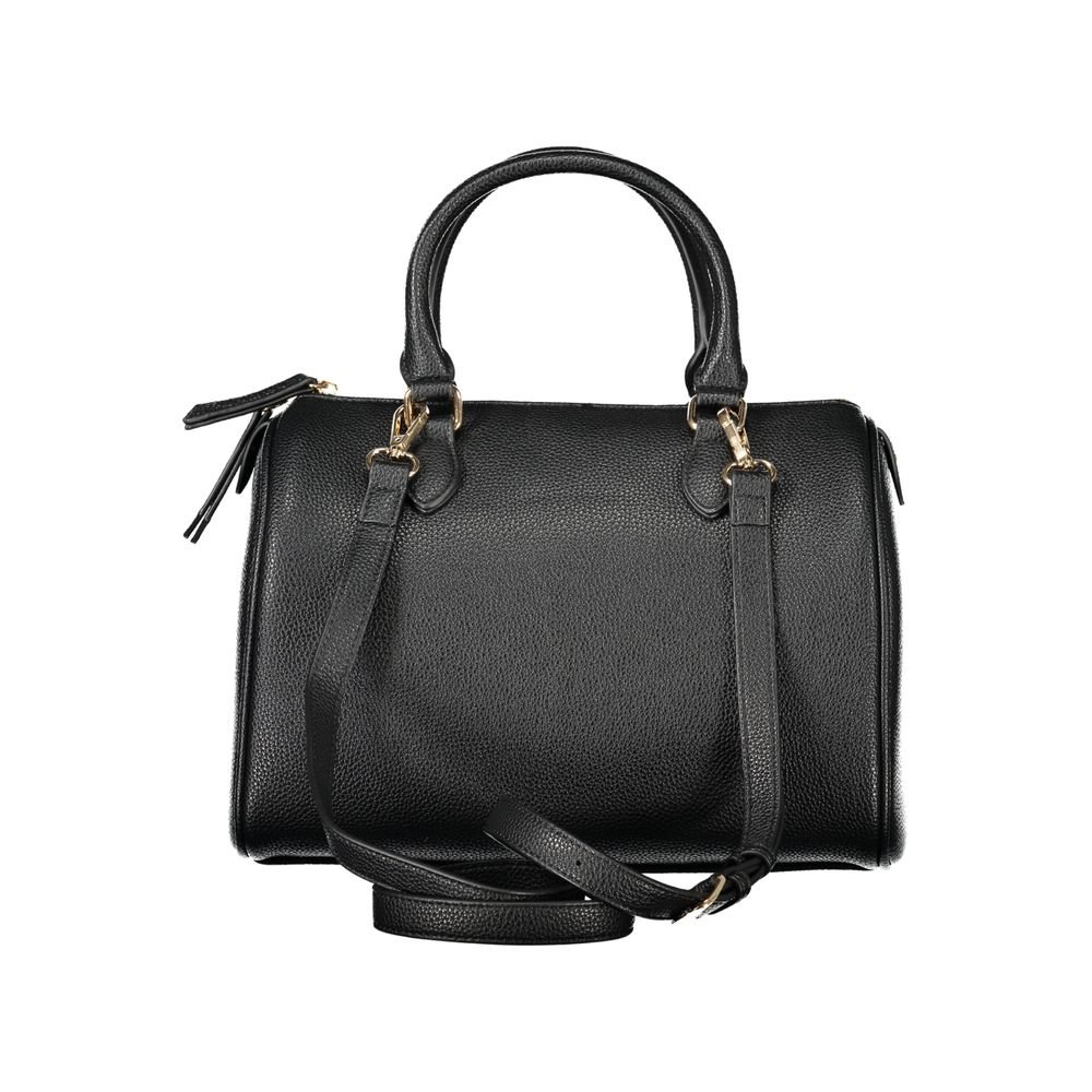Black Polyurethane Women's Bag - Image 2