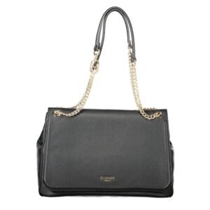 Nero Polyurethane Women Shoulder Bag