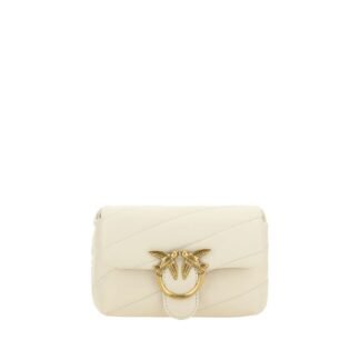 White Calf Leather Bos Taurus Shoulder Bag
