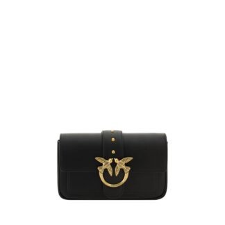 Black Calf Leather Bos Taurus Shoulder Bag