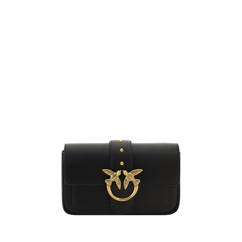 Black Calf Leather Bos Taurus Shoulder Bag