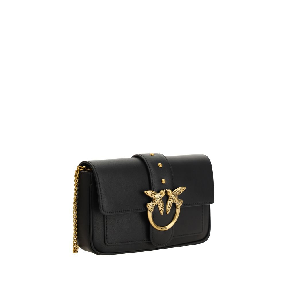 Black Calf Leather Bos Taurus Shoulder Bag - Image 2