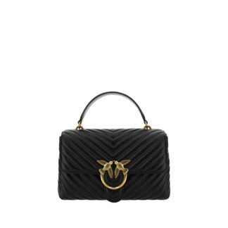 Black Calf Leather Bos Taurus Handbag
