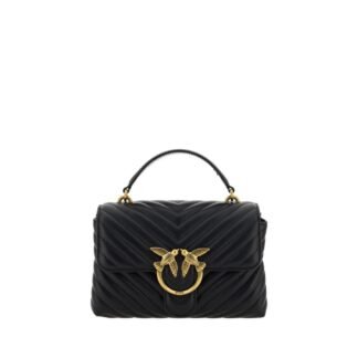 Black Calf Leather Bos Taurus Handbag