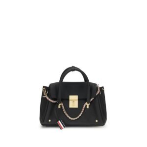 Black Calf Leather Bos Taurus Handbag