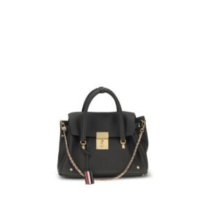 Gray Calf Leather Bos Taurus Handbag