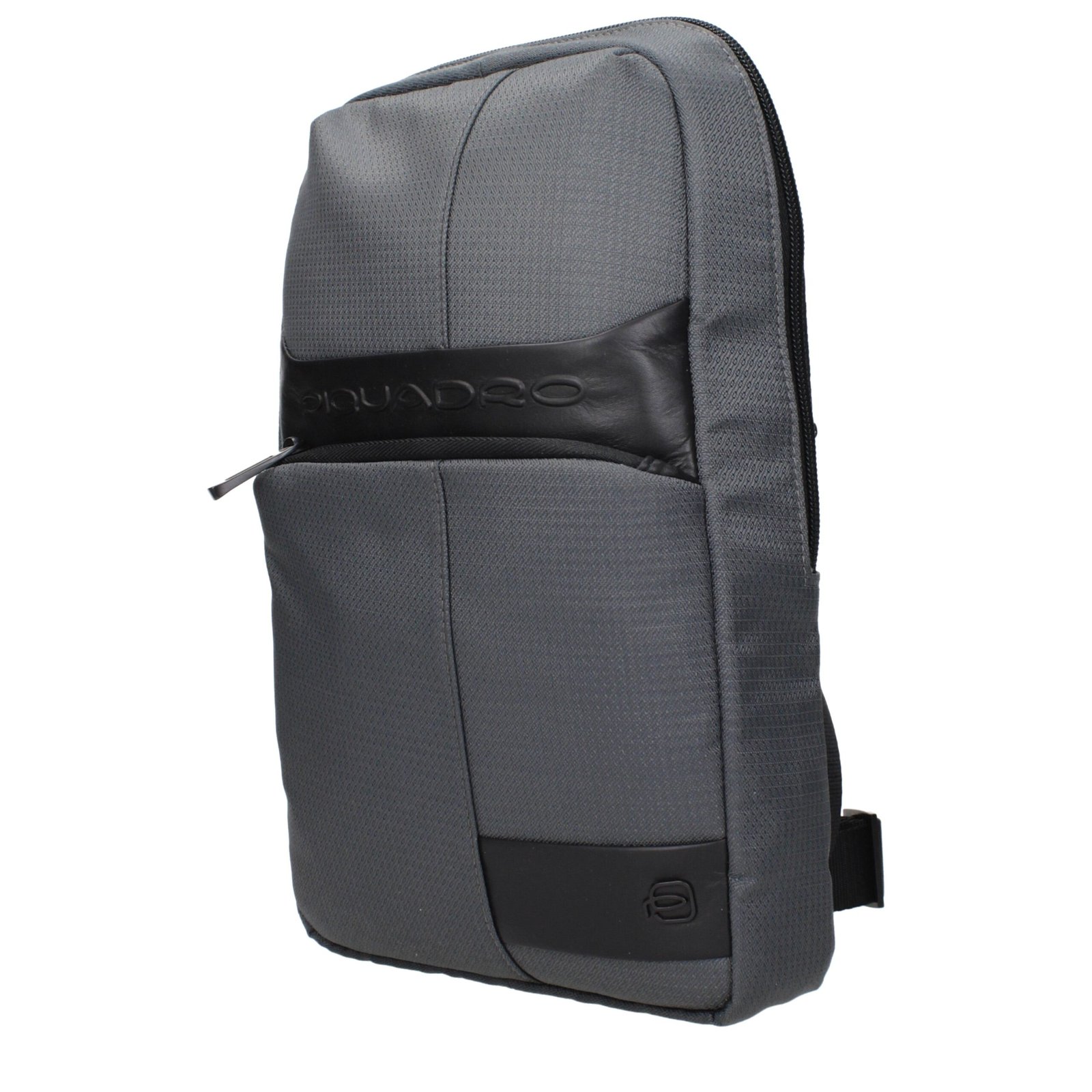 Gray Fabric Crossbody Bag - Image 2