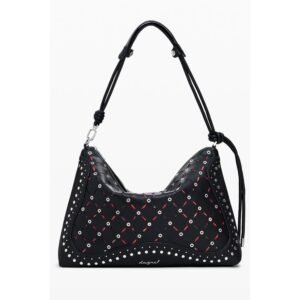 Black Polyurethane Women's Mini Bag