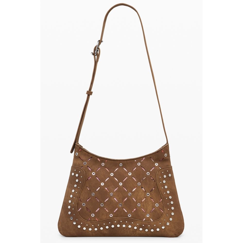 Marrone Poliuretano Women Backpack - Image 3