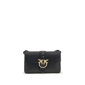 Black Leather Shoulder Bag