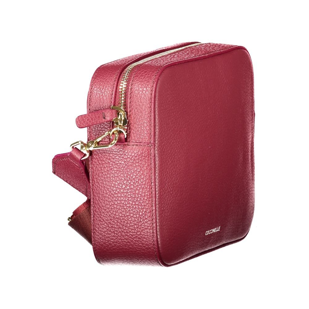 Red Leather Women Bag - Image 3
