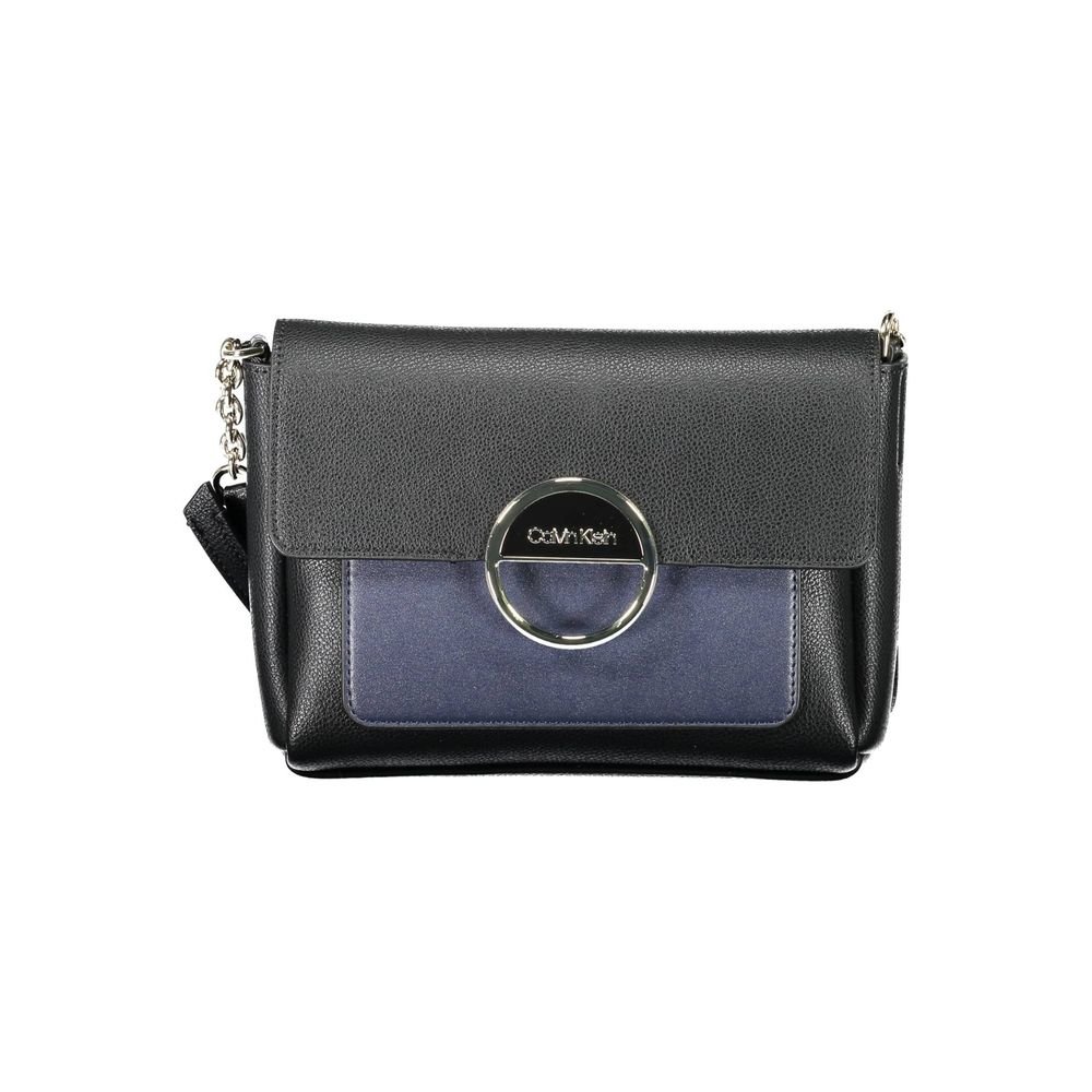 Black Polyurethane Women Shoulder Bag - Image 2