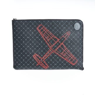 Black Leather Men Clutch