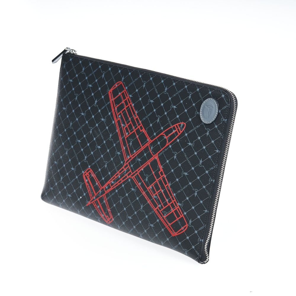 Black Leather Men Clutch - Image 2