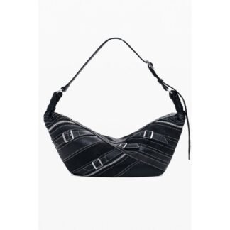 Nero Poliuretano Women Shoulder Bag
