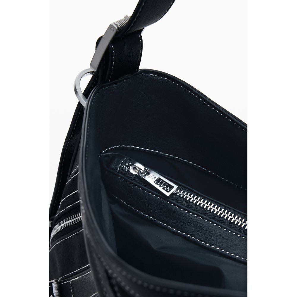 Nero Polyurethane Women Shoulder Bag - Image 3
