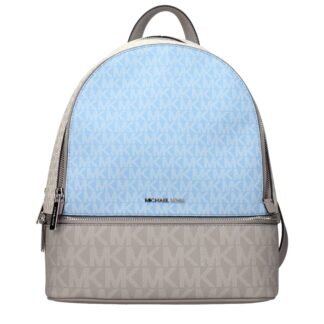 Beige Fabric Backpack