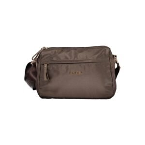 Marrone Polyester Women Handbag
