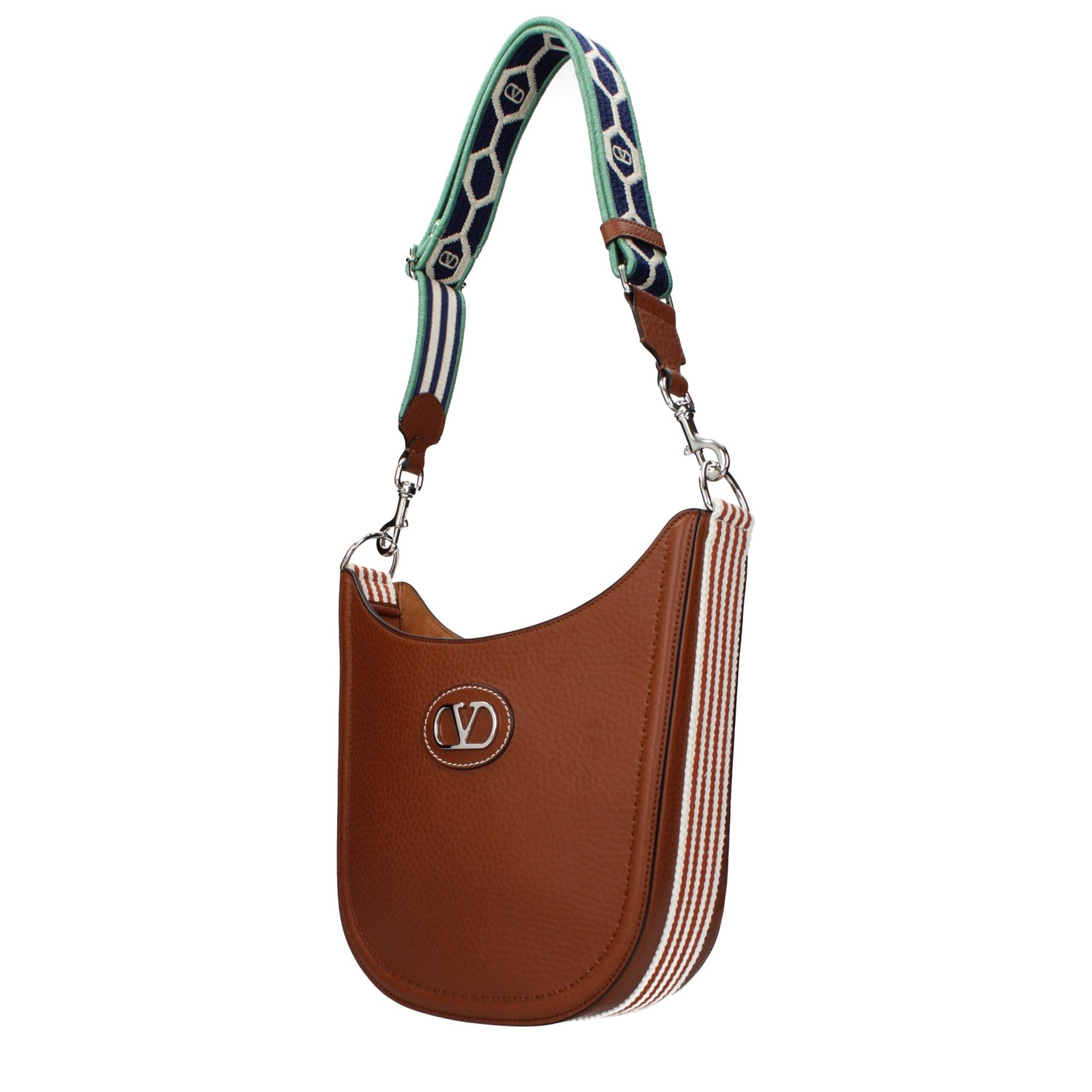 Brown Leather Crossbody Bag - Image 2