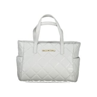 Gray Polyurethane Women's Bag