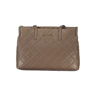 Brown Polyurethane Women's Bag