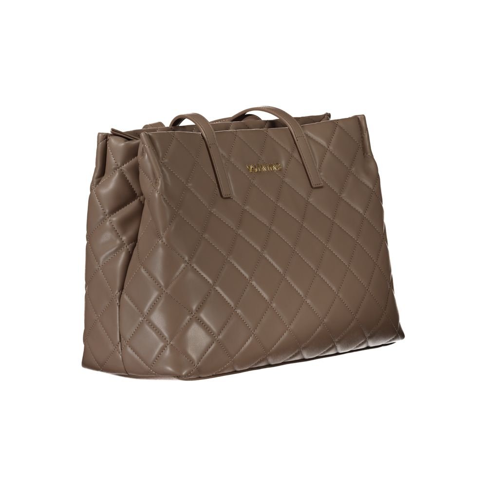Brown Polyurethane Women's Bag - Image 3