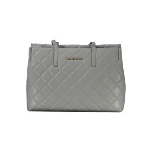 Gray Polyurethane Women's Bag