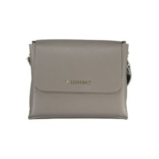 Gray Polyurethane Women's Bag