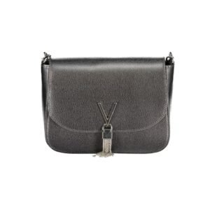 Grey Polyurethane Women's Bag